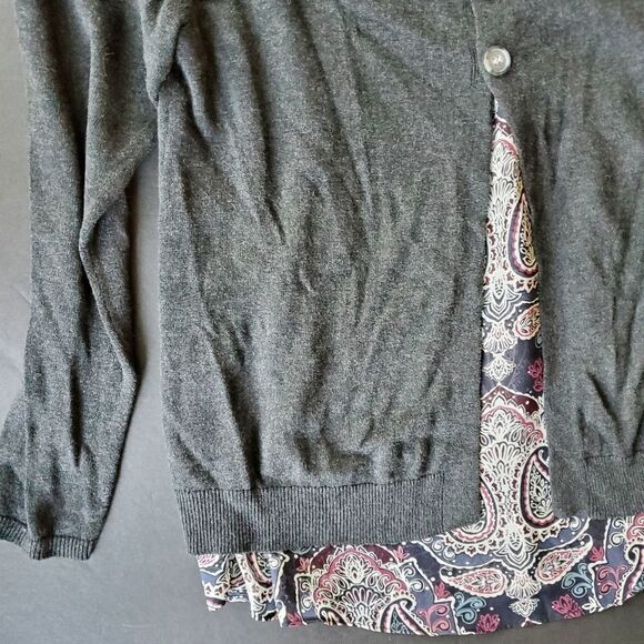 Apt 9 Sweater with Chiffon Underlay - Picture 8 of 10